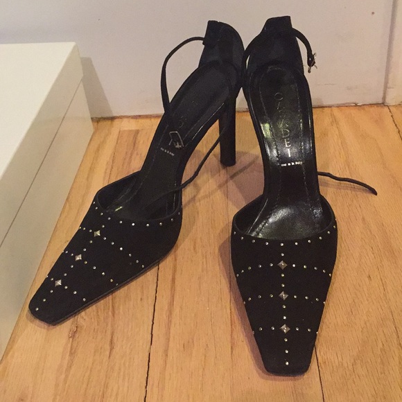 Casadei Shoes - Casadei Suede heels with ankle strap IN BOX